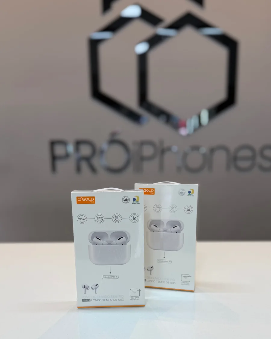 Fones na Pró iPhones