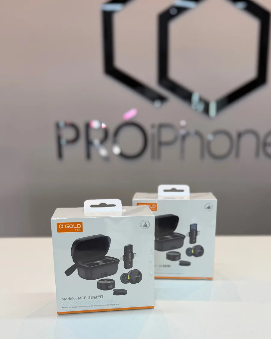 Microfones de lapela na Pró iPhones